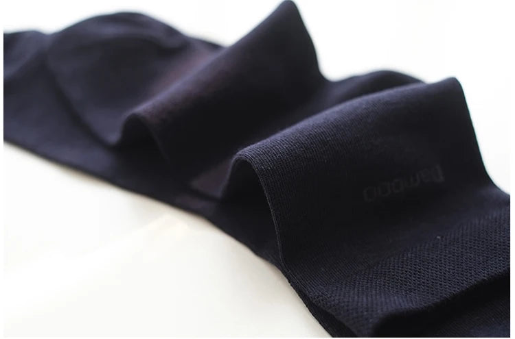 10 Pairs Premium Bamboo Men's Socks - Comfortable, Breathable, Casual & Business Crew Socks, High-Quality Gift for Men