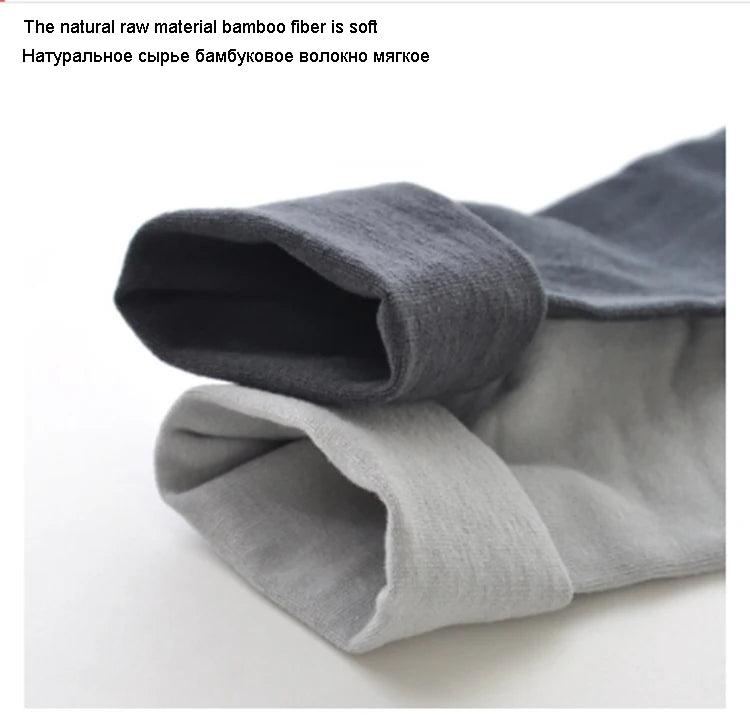 10 Pairs Premium Bamboo Men's Socks - Comfortable, Breathable, Casual & Business Crew Socks, High-Quality Gift for Men