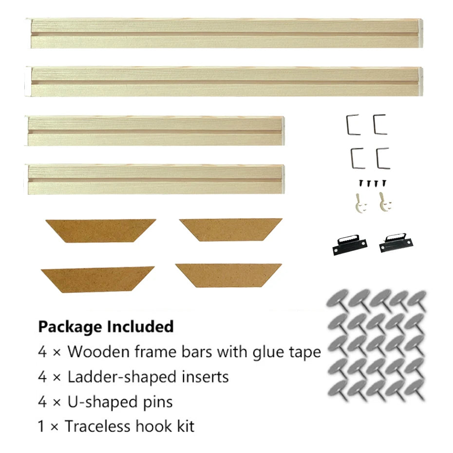 Bamboo Canvas Frame (Multiple Sizes)