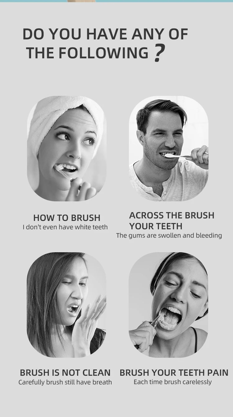 Eco-Friendly Bamboo Toothbrush Set - Single Cowhide Wrapped, 10 PCS